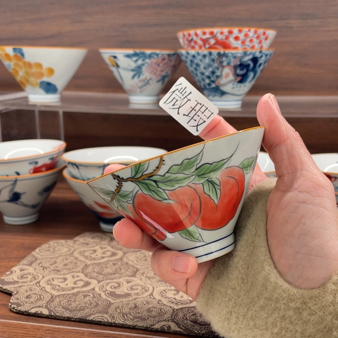 微瑕釉下彩纯手绘