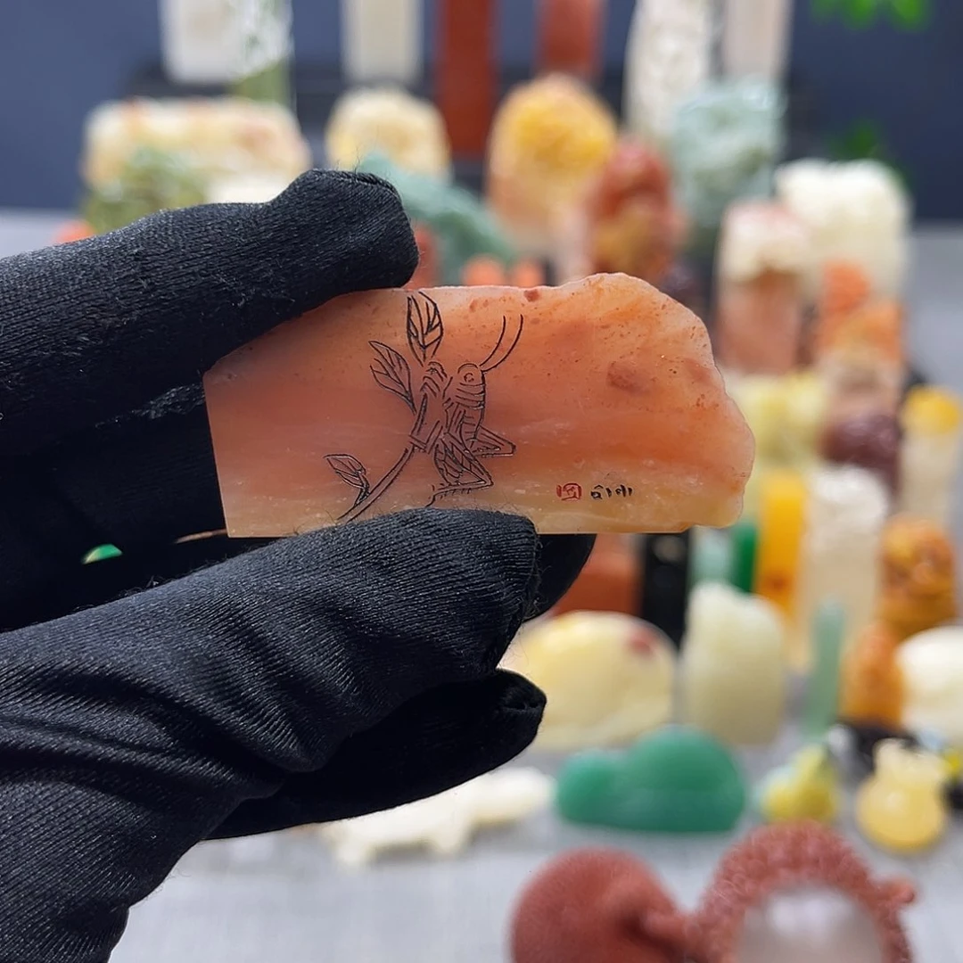 昌化石印石包邮包刻8078