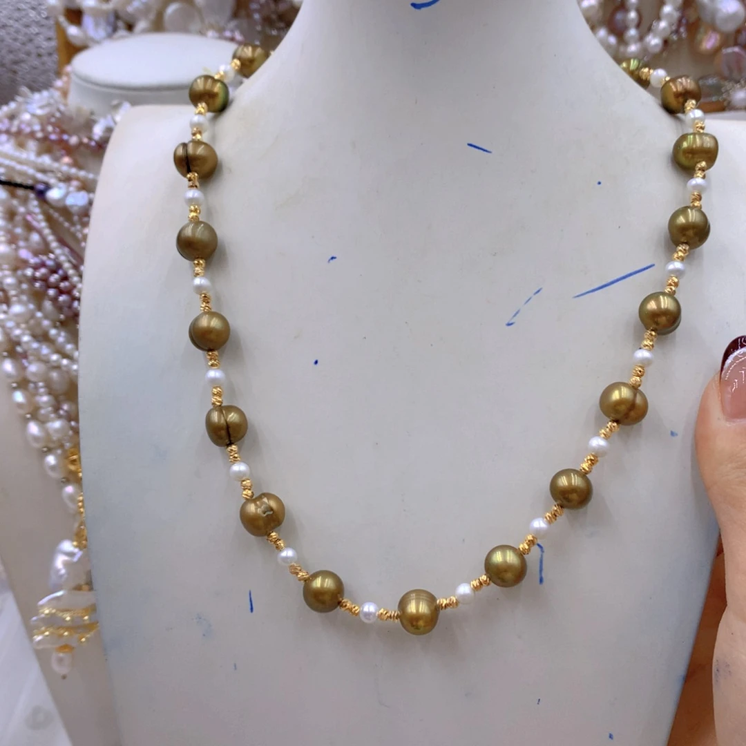 淡水珍珠耳饰合金