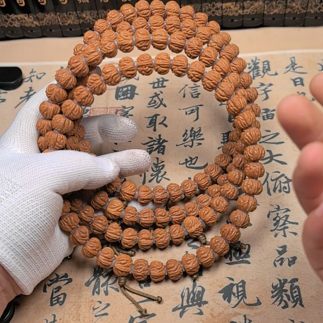 吊坠桃核小金豆伏魔圈