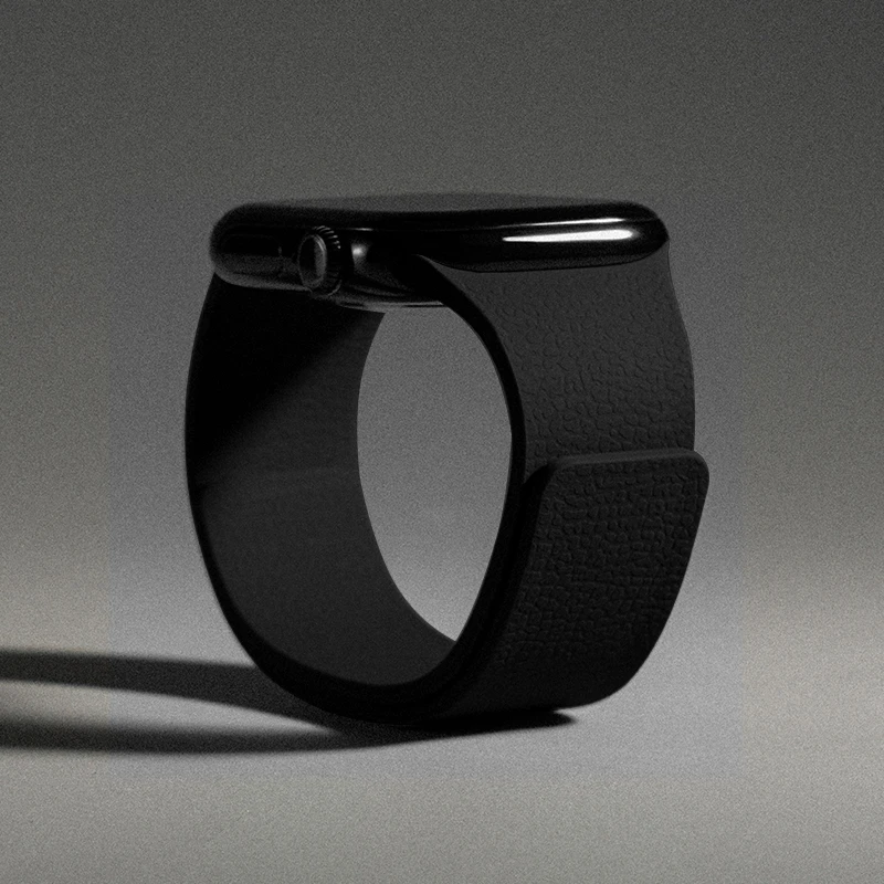 适用苹果S10手表iwatchS8表带applewatchS9磁吸硅胶新款夏SE运动7