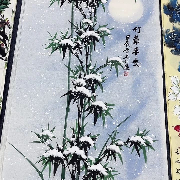 花鸟国画作品手绘