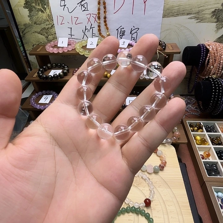 手链水晶未镶嵌天然水晶白水晶
