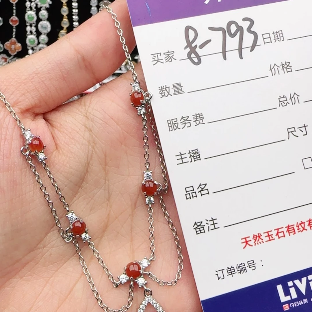 翡翠戒指银S925镶嵌戒指