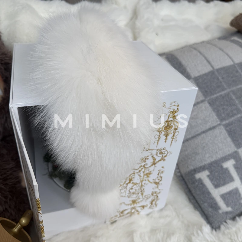 【mimius】七 高奢简约狐狸毛领 汉服 G12240-1