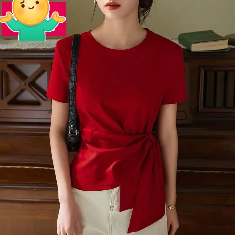 【肉总】新款时尚简约不规则上衣3709