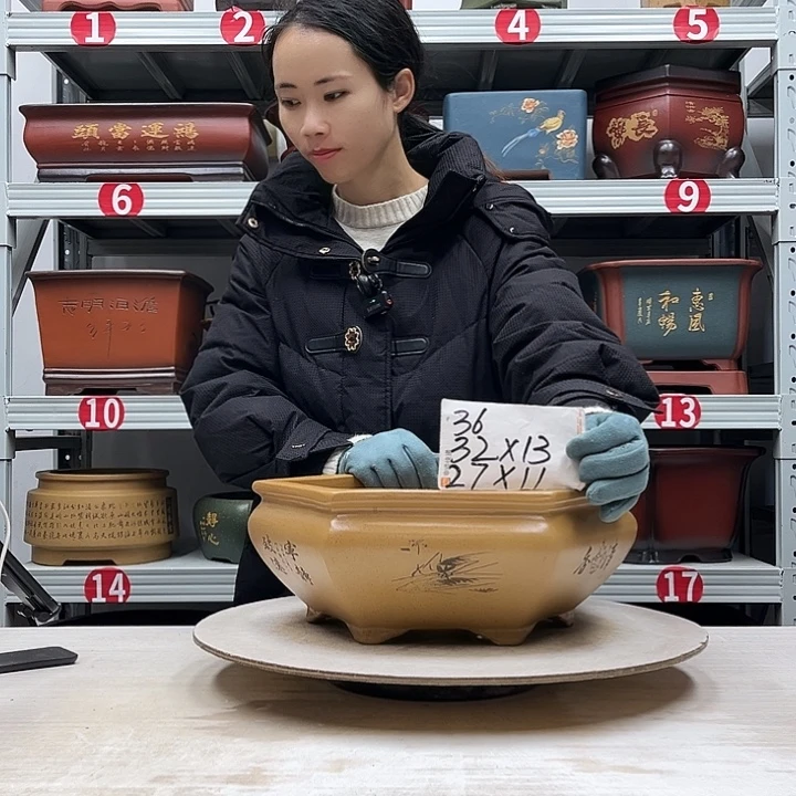 紫砂花盆紫砂花盆