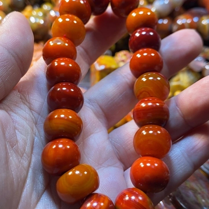 海***川玛瑙/玉髓手链未镶嵌