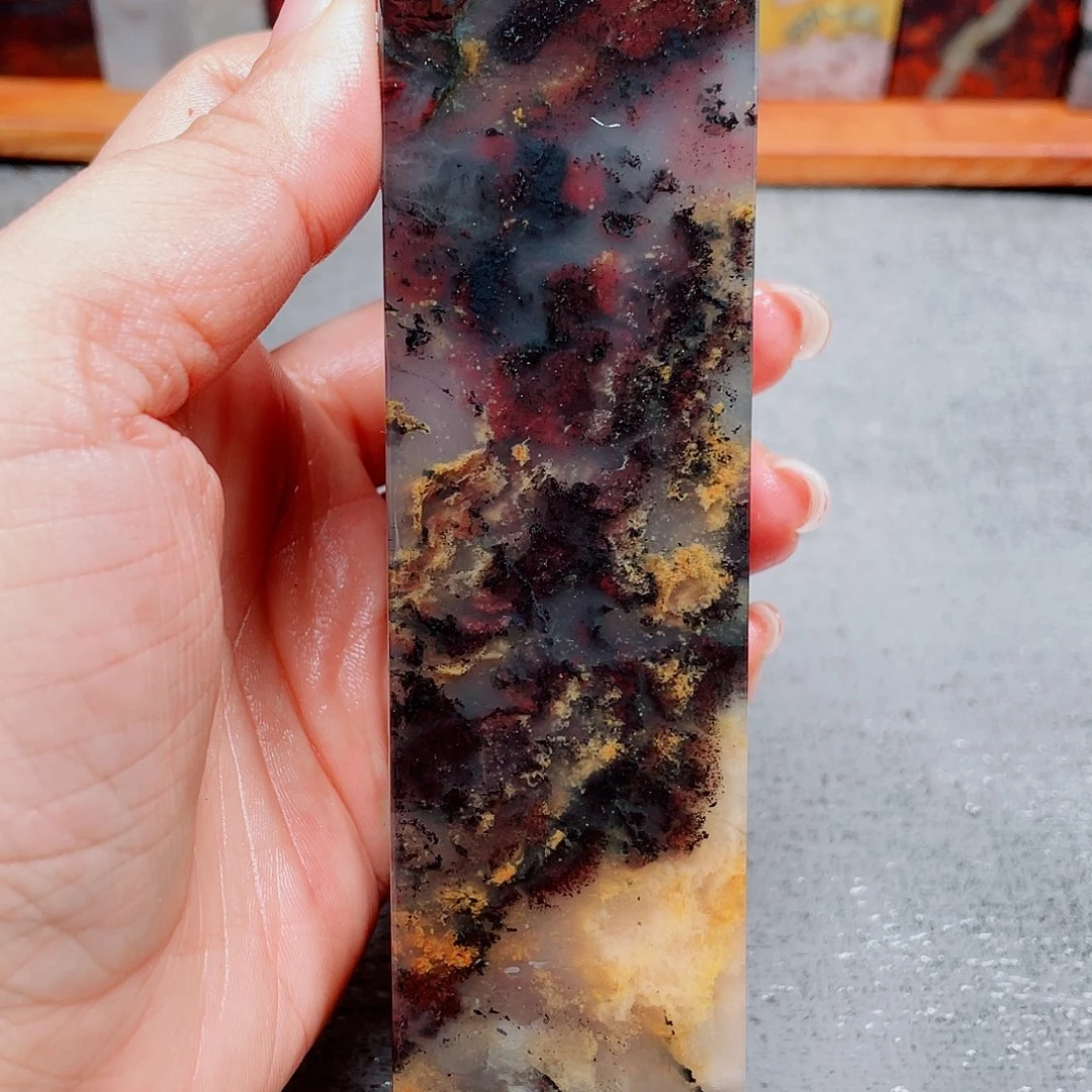 【闪购商品】玉桂林鸡血玉印章素章31
