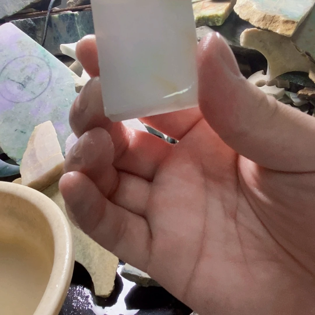 翡翠未镶嵌颈饰天然