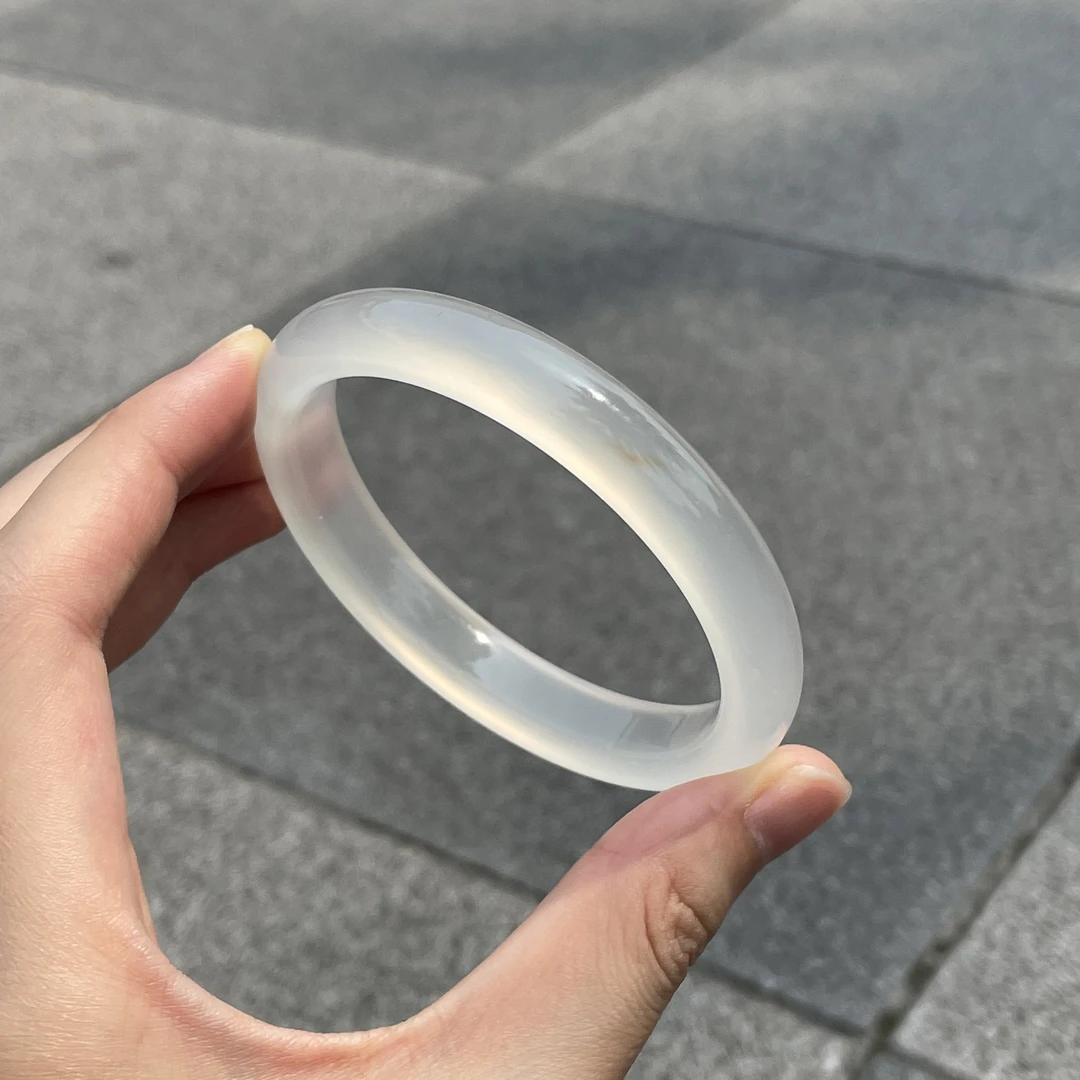圈口60+正圈白月光飘一撇糖飘纹-玛瑙
