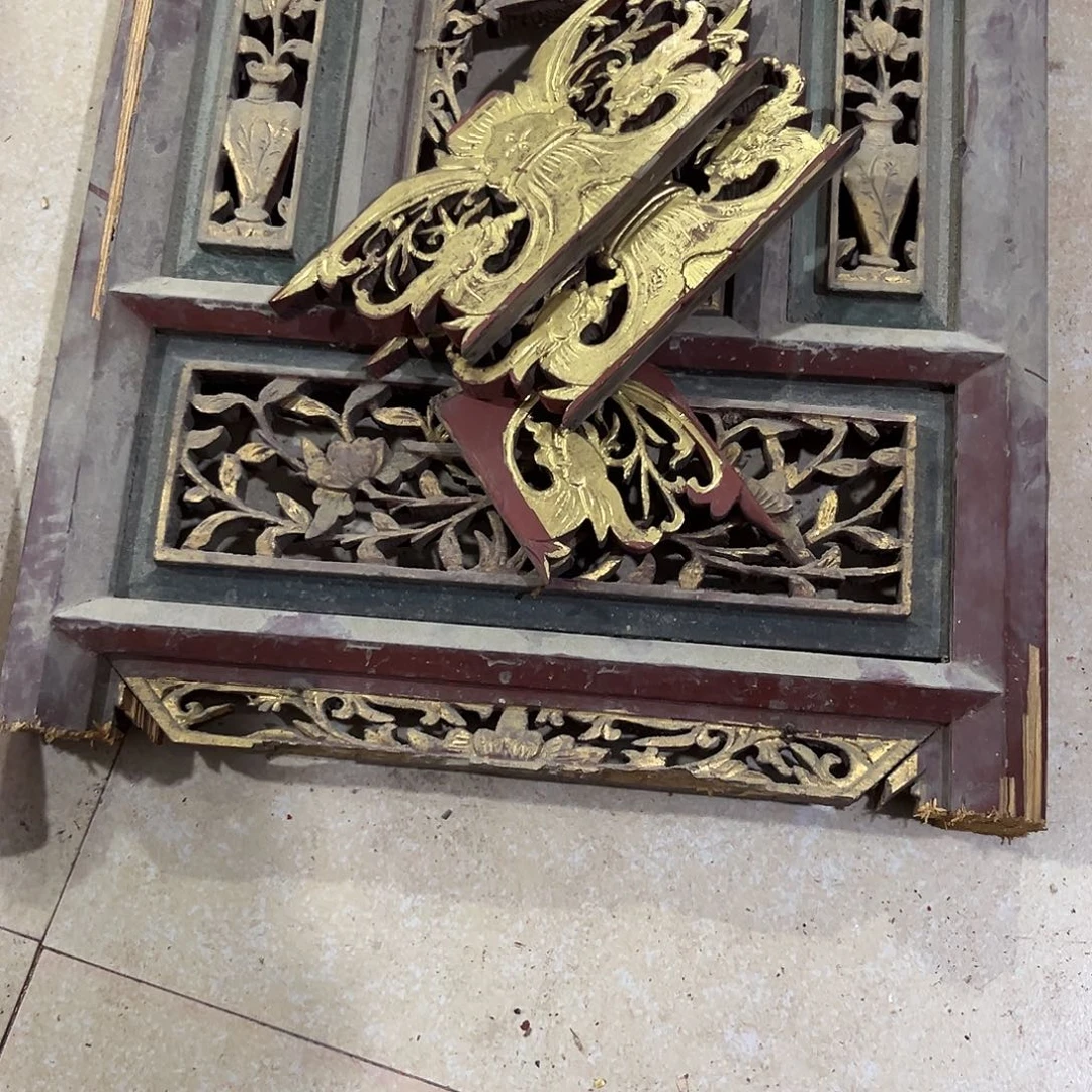 豆***逗香榧木木雕.花板.家具.古建构件.卡子花.结子