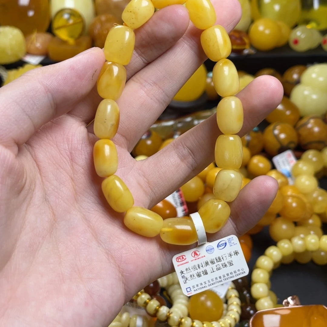 琥珀未镶嵌珠宝奇石