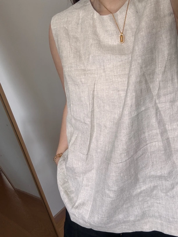 【MOMO天亚麻套装】亚麻松弛老钱感套装