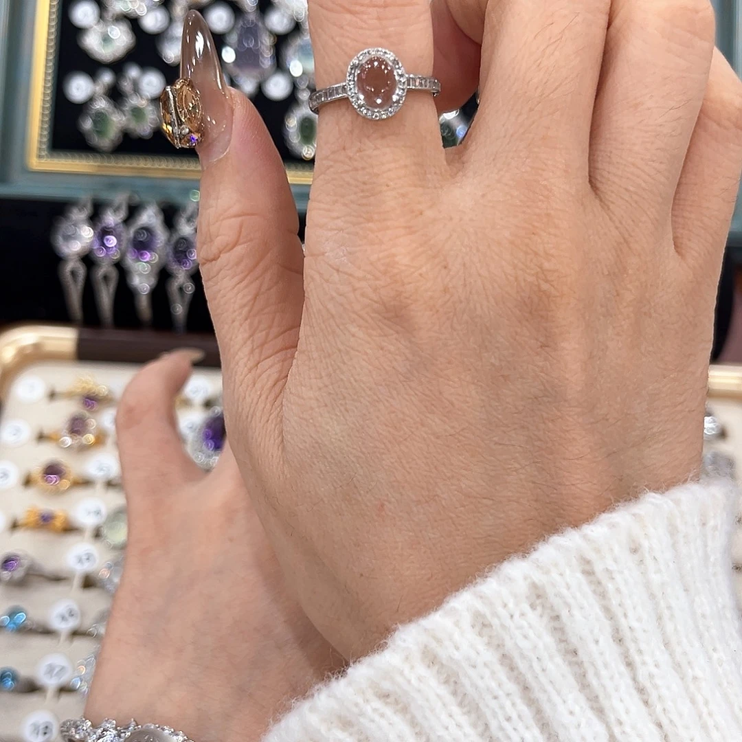 蛇纹石玉银S925镶嵌颈饰