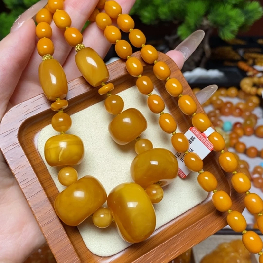 【闪购商品】蜜蜡颈饰未镶嵌项链