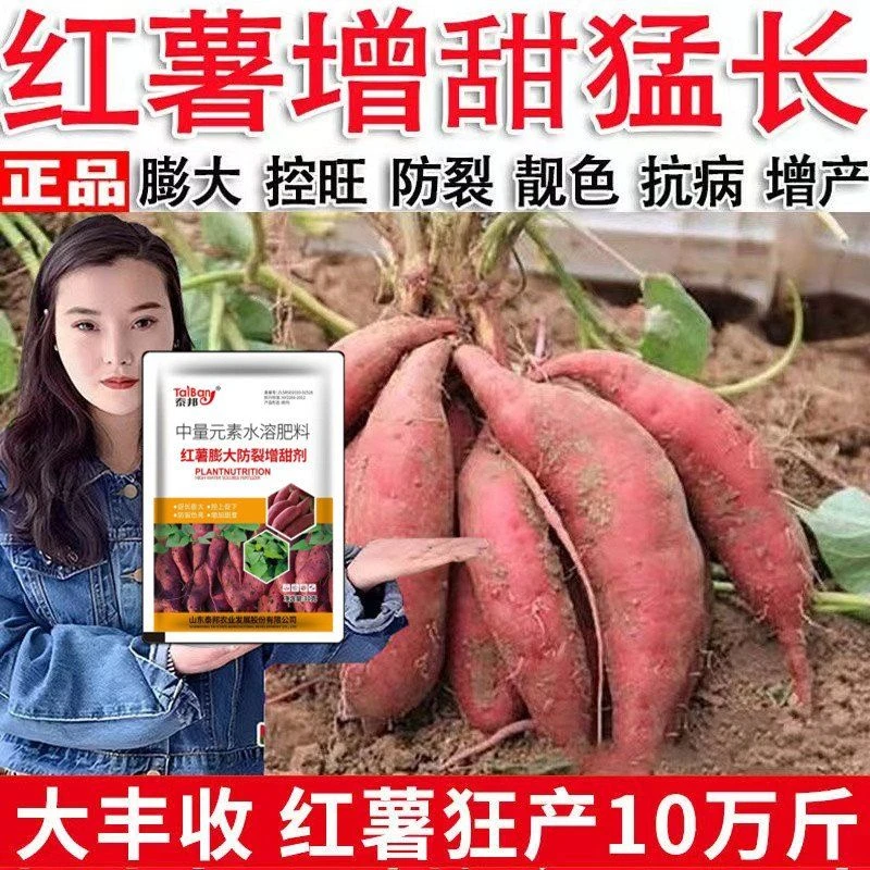 红薯专用膨大素红薯专用药控旺增产宝宝抗病红薯叶面肥膨大素正品