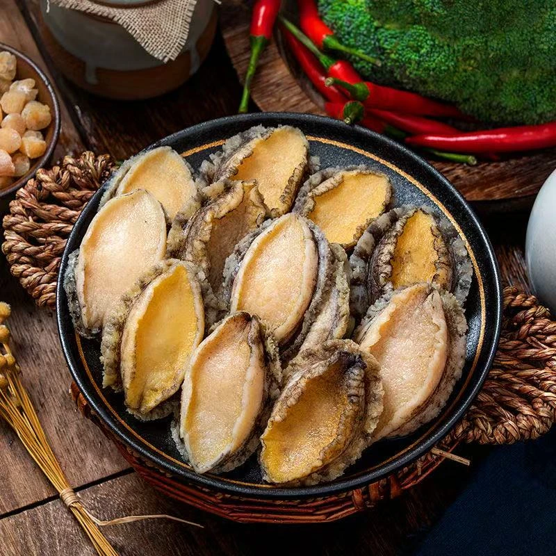 【高品质】新鲜熟冻即食活鲍现剥去壳去齿纯肉速冻红烧炖肉细嫩