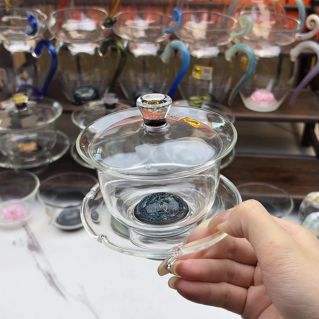尤***生禾器 黑金盖碗 孤品普通盒