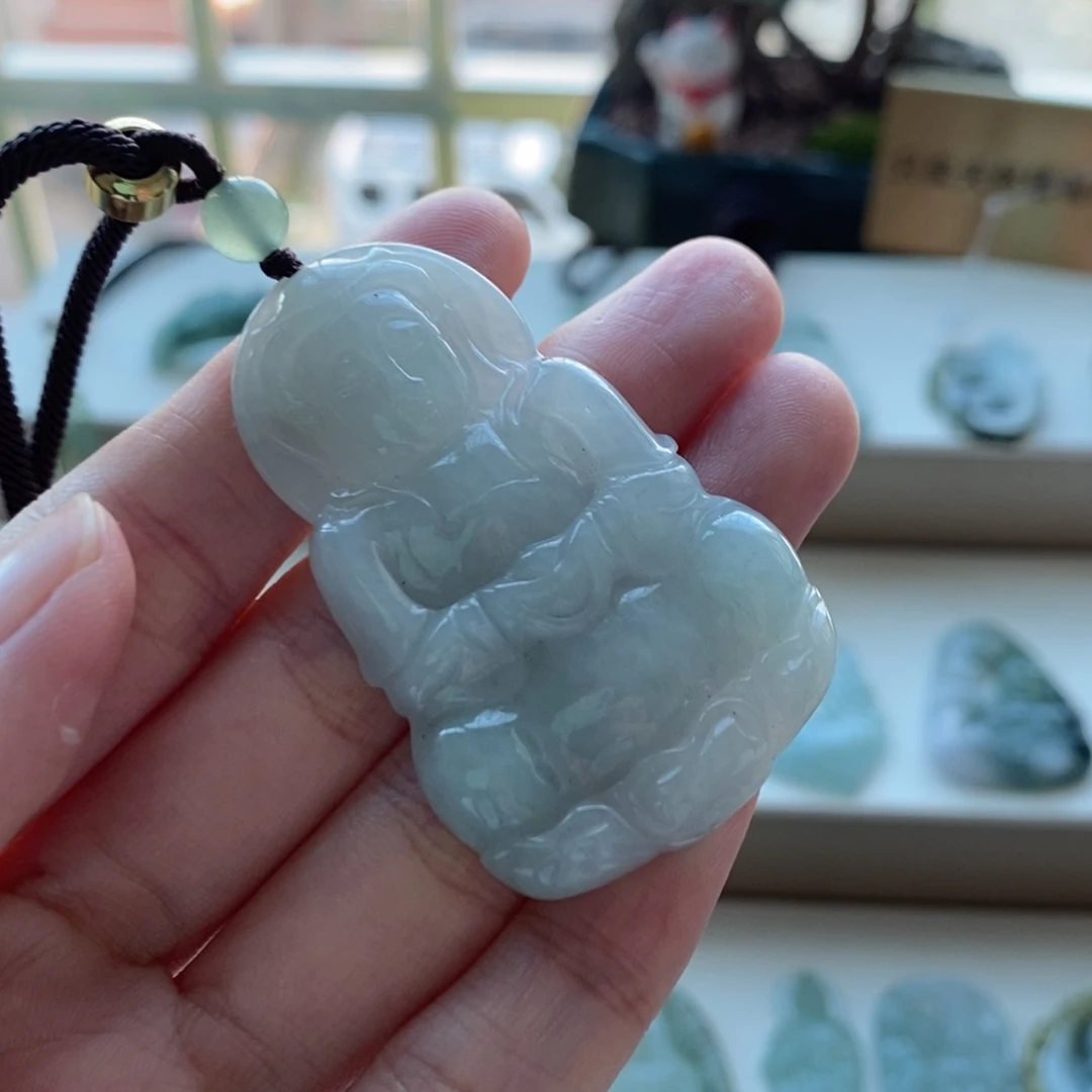 【闪购商品】颈饰未镶嵌翡翠天然缅甸A货翡翠