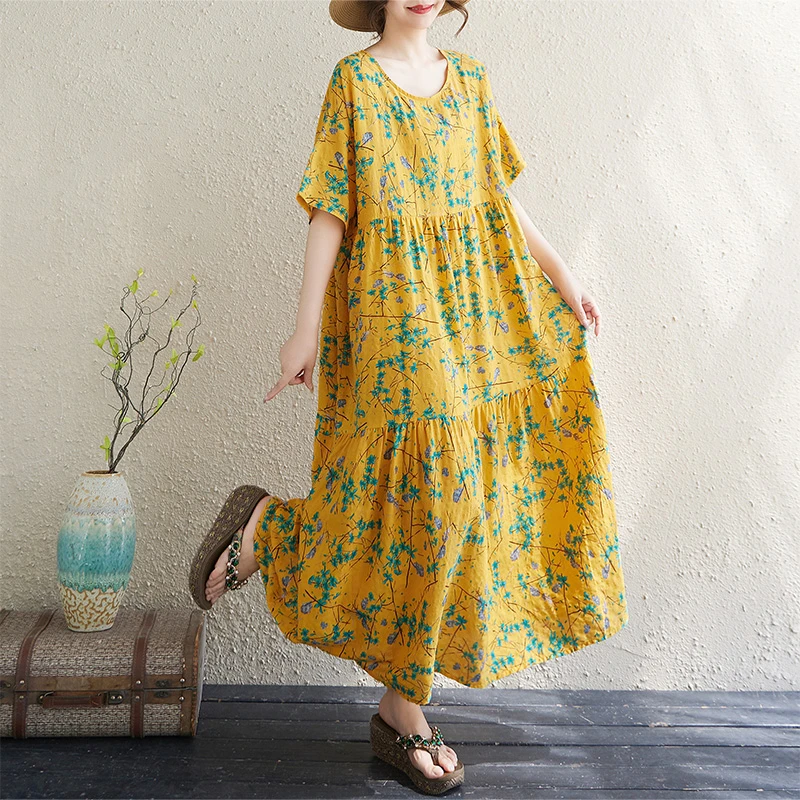 清仓捡漏大码女装夏季新款胖mm遮肚显瘦短袖气质连衣裙大摆裙沙滩