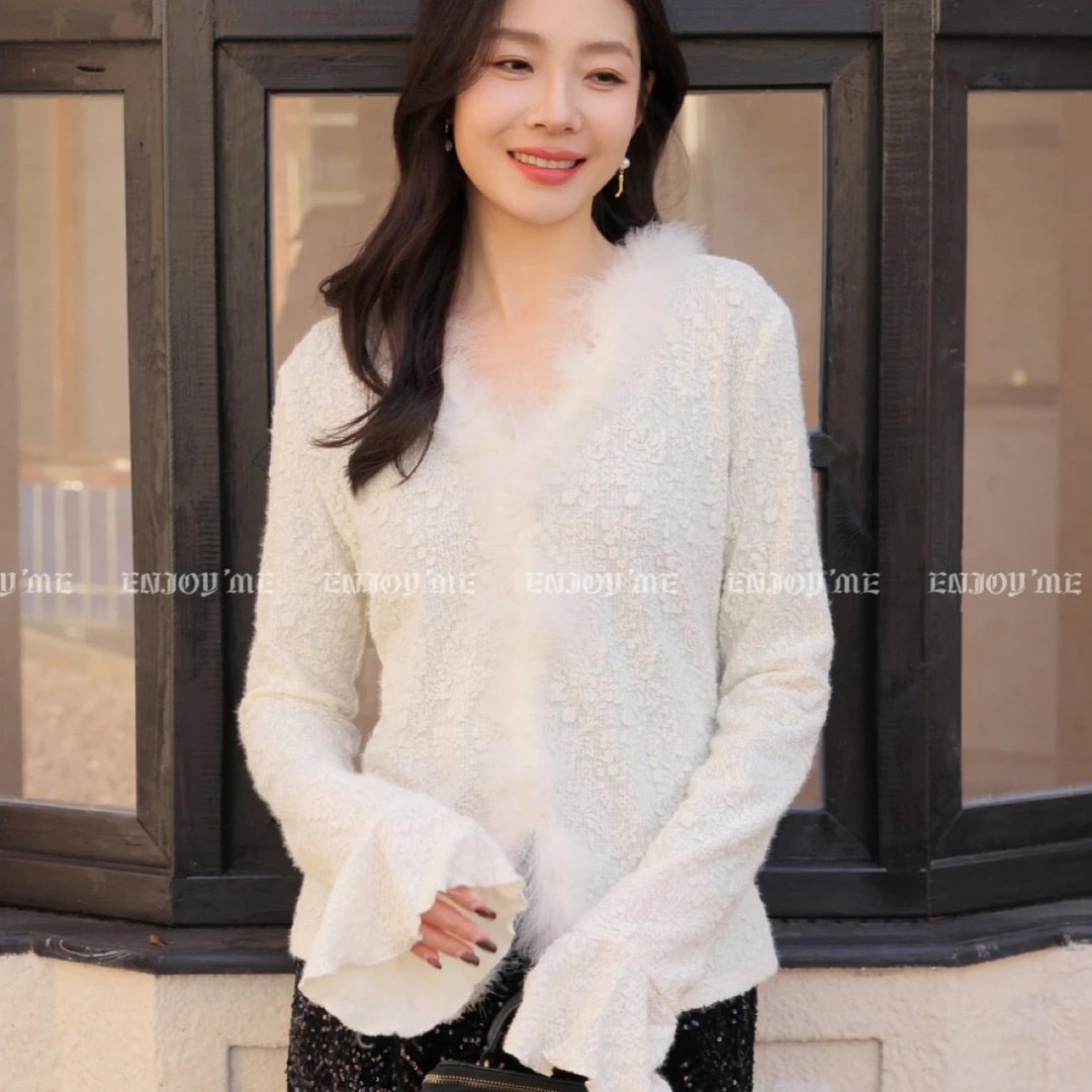 【门店同款】冬款上新“相聚时刻”门禁毛毛精致上衣 168897405