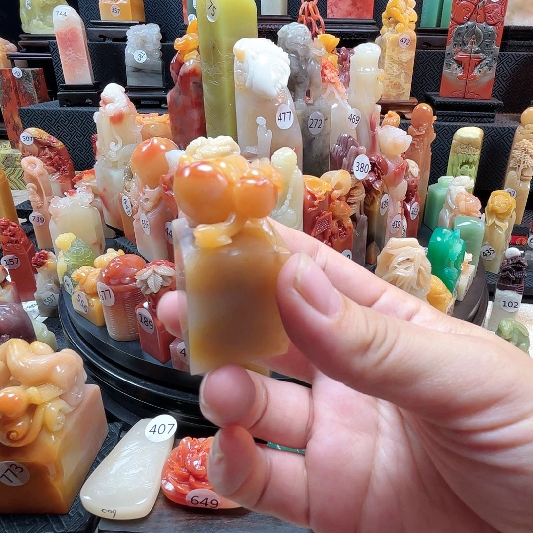 寿山石其他桃子印章