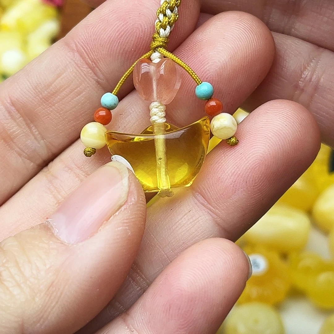 蜜蜡未镶嵌裸石天然