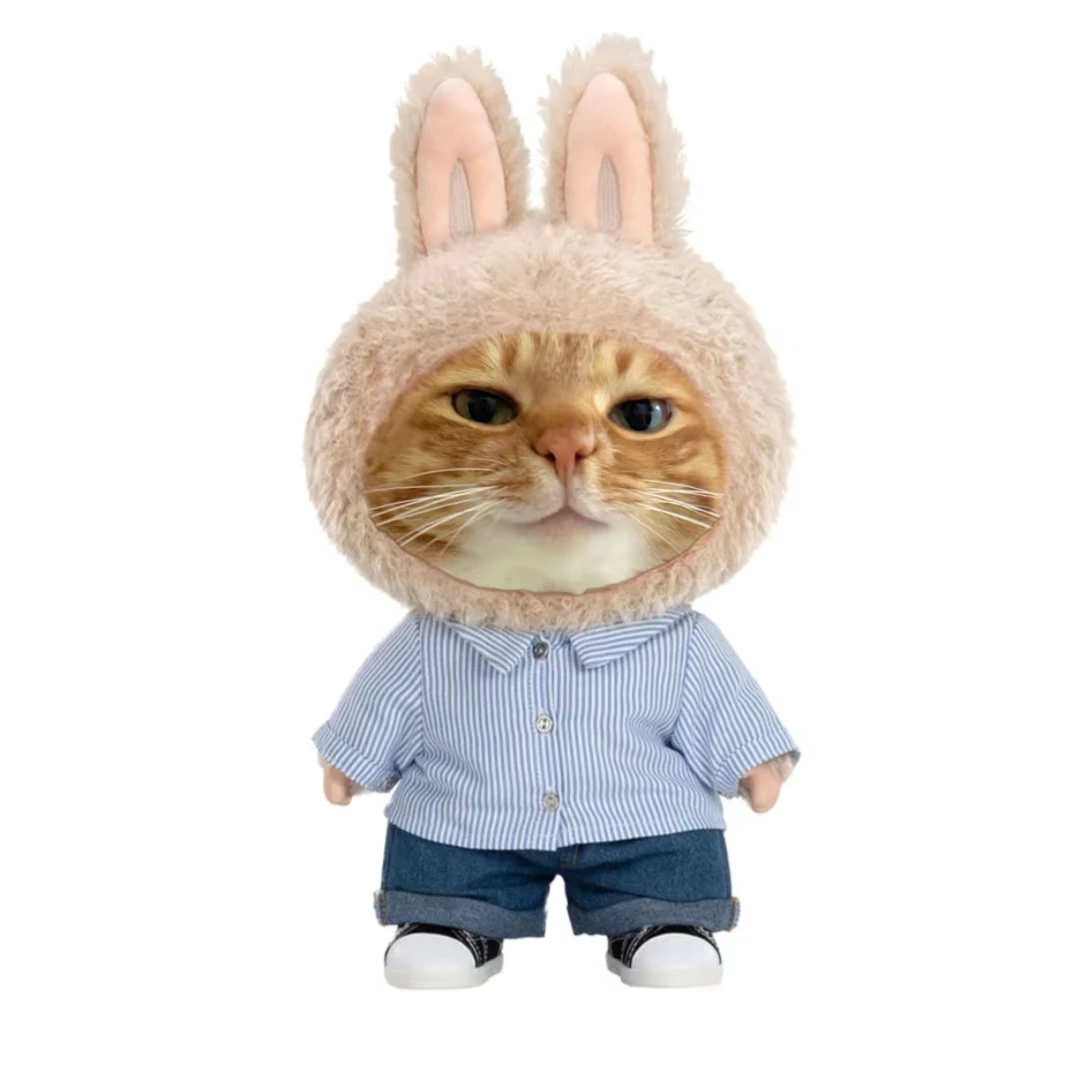 国版【高品质 趣多多】搪胶脸毛绒挂件玩具