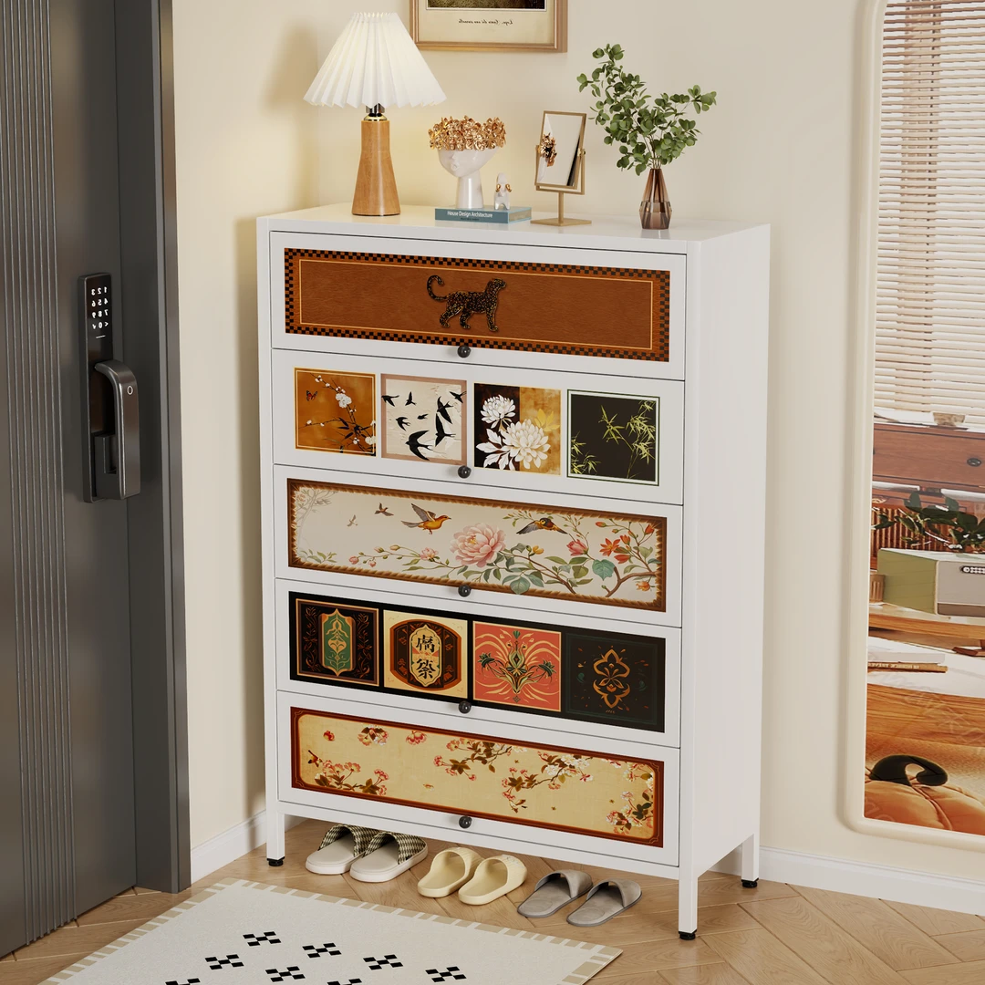 国风雅韵多款鞋柜家用门口入户玄关多层简易落地分层可拆卸鞋柜