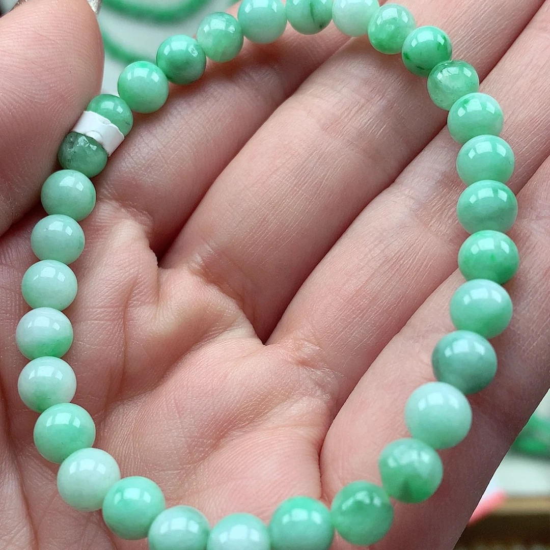 翡翠未镶嵌毛衣链