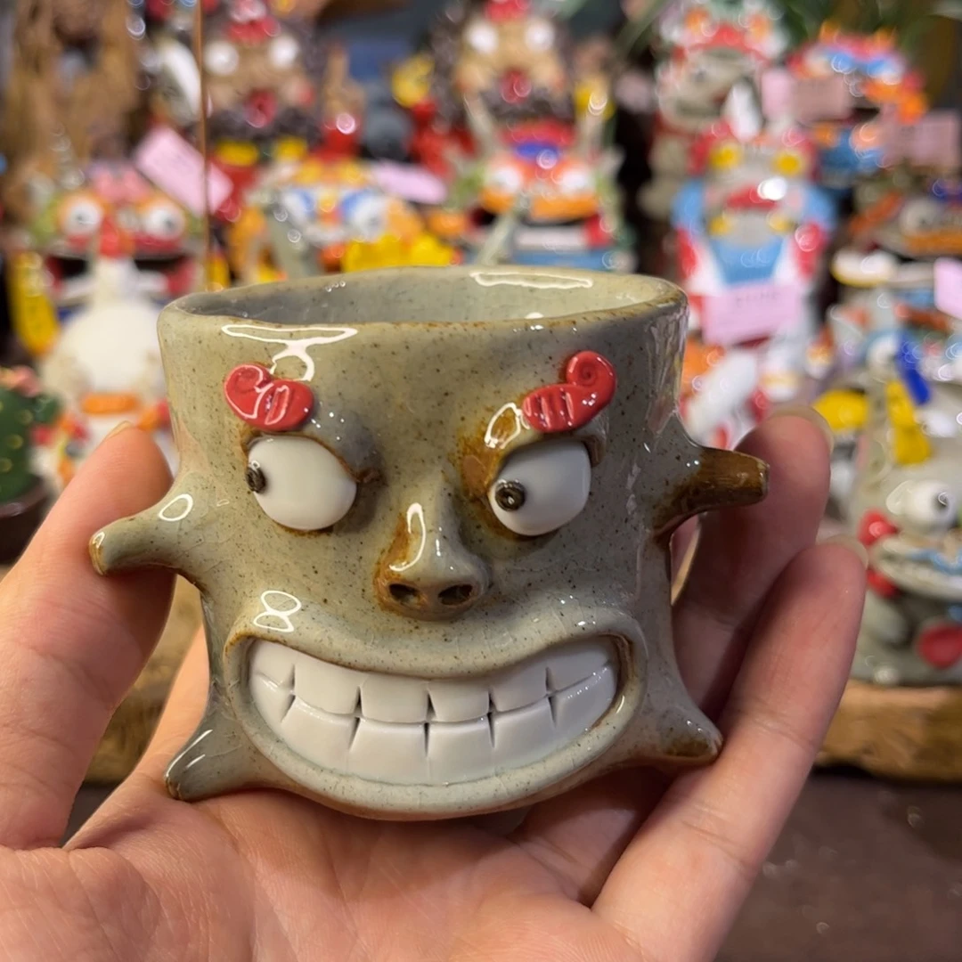 泥塑纯手工茶宠摆件