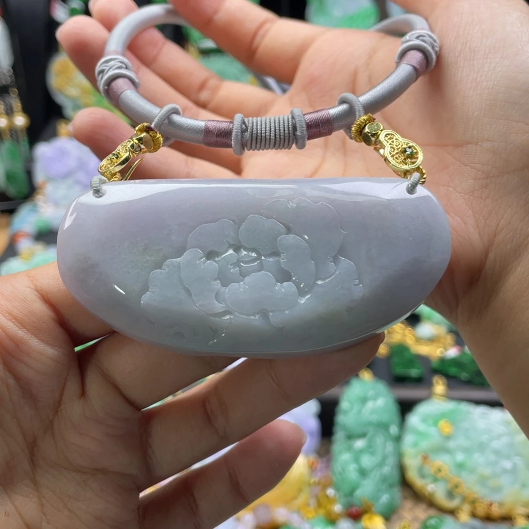 翡翠未镶嵌颈饰代编织