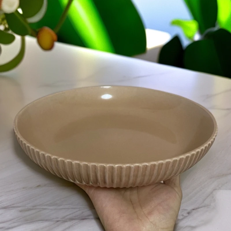 088默认微瑕 深盘9英寸22.86cm手工复古