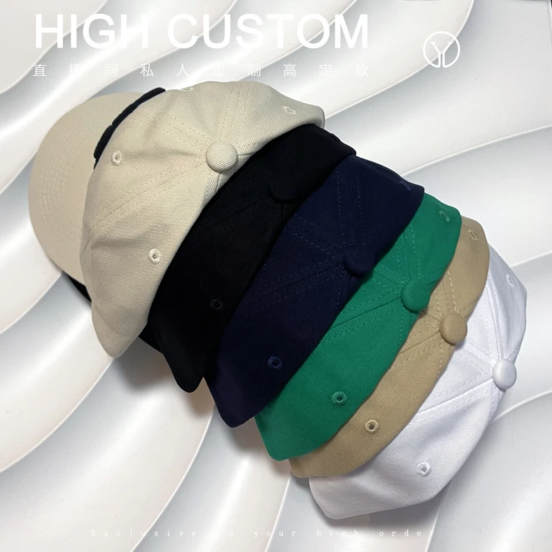 门刺绣显脸小鸭舌帽棒球帽