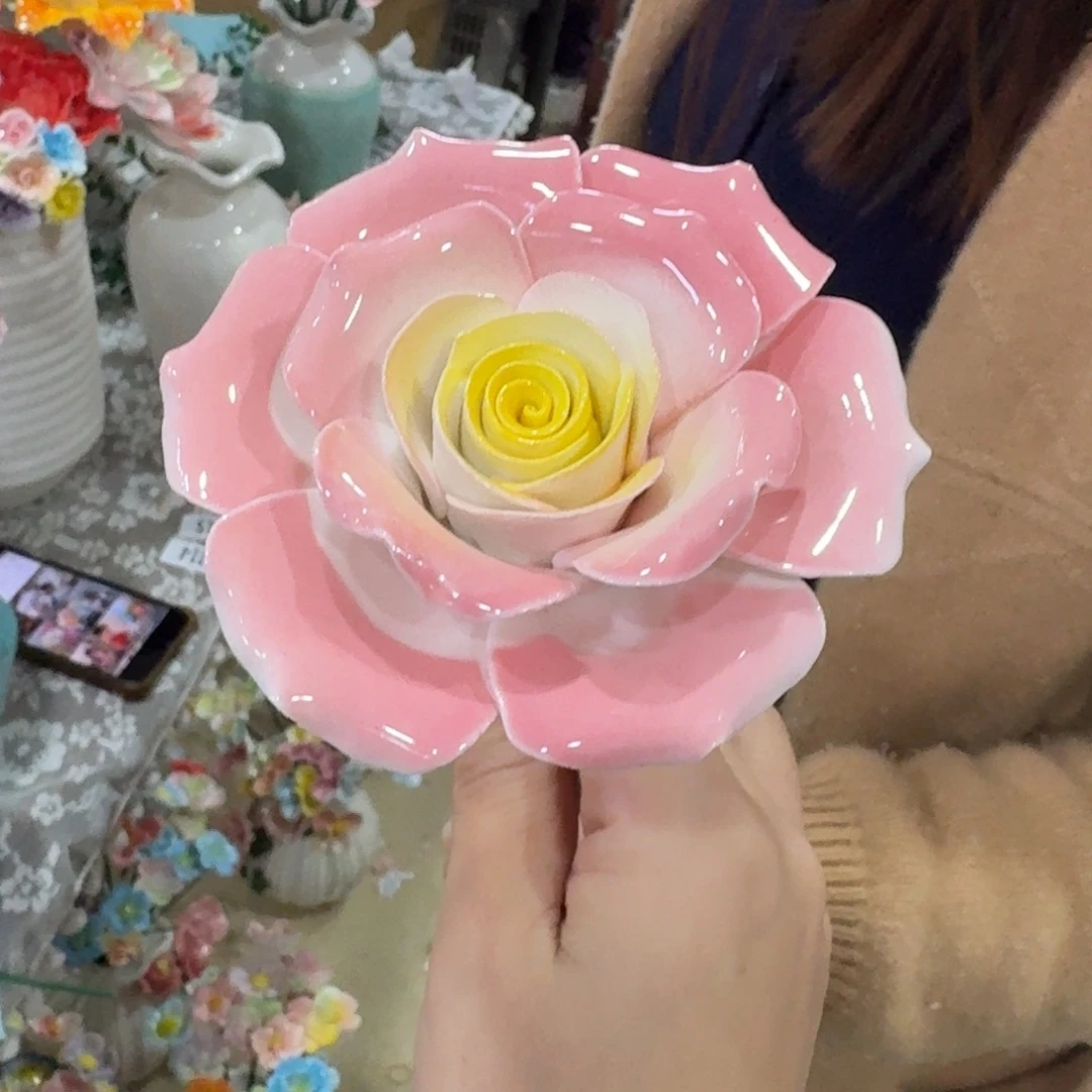 陶瓷花朵拍满20元发货，退款拉黑