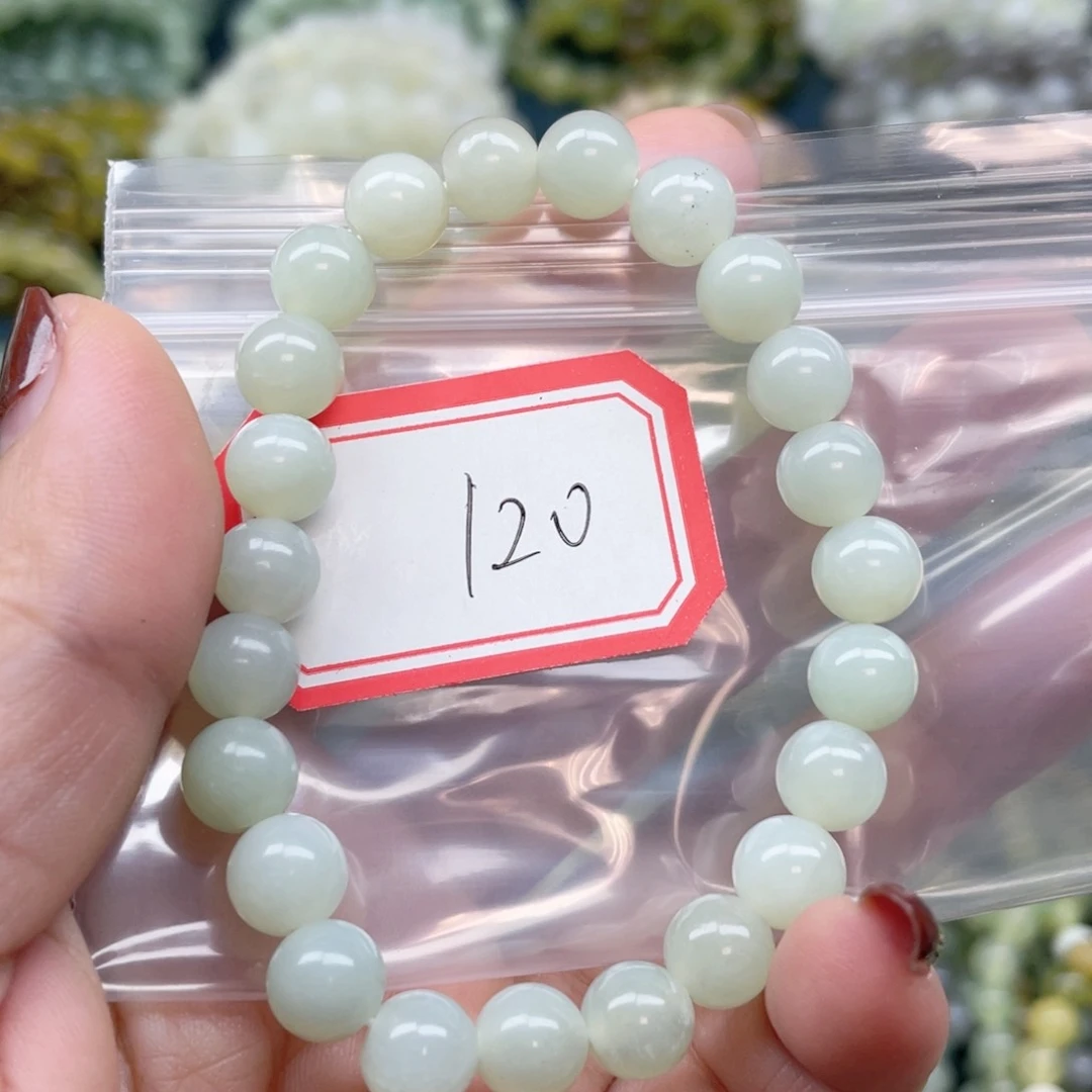 未镶嵌蛇纹石玉手串