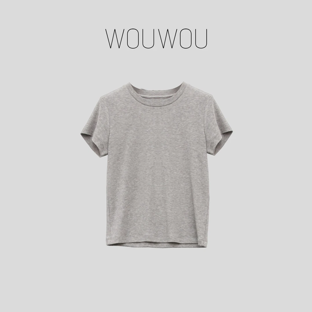 【WOUWOU】细腻短袖T恤热销热卖