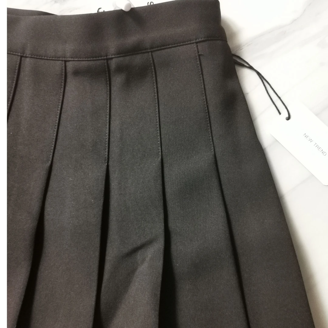 短裙防走光短裙裙子春秋学院风百褶裙半身裙