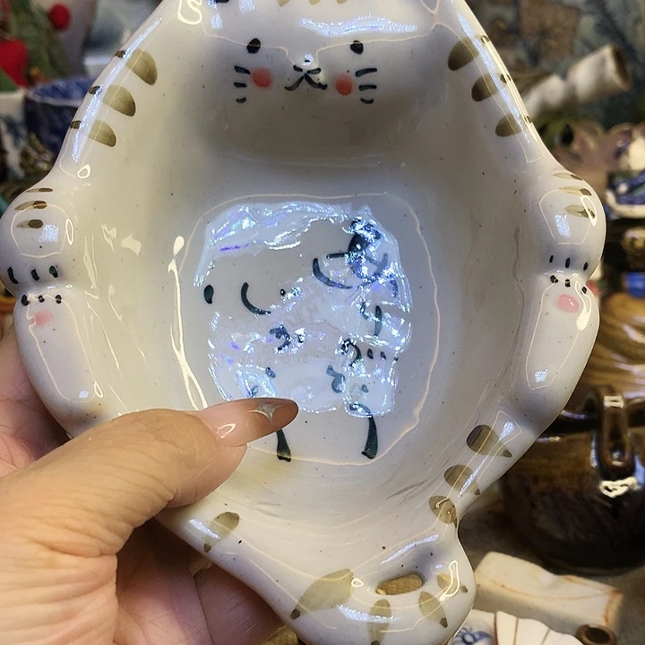 68包邮散瓷默认微瑕谨慎参拍14