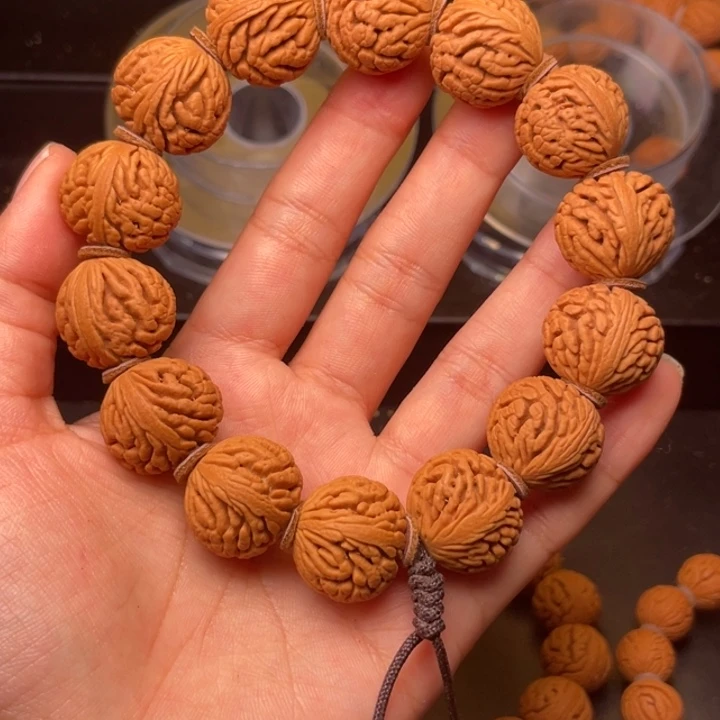 桃核手串绣球桃核20