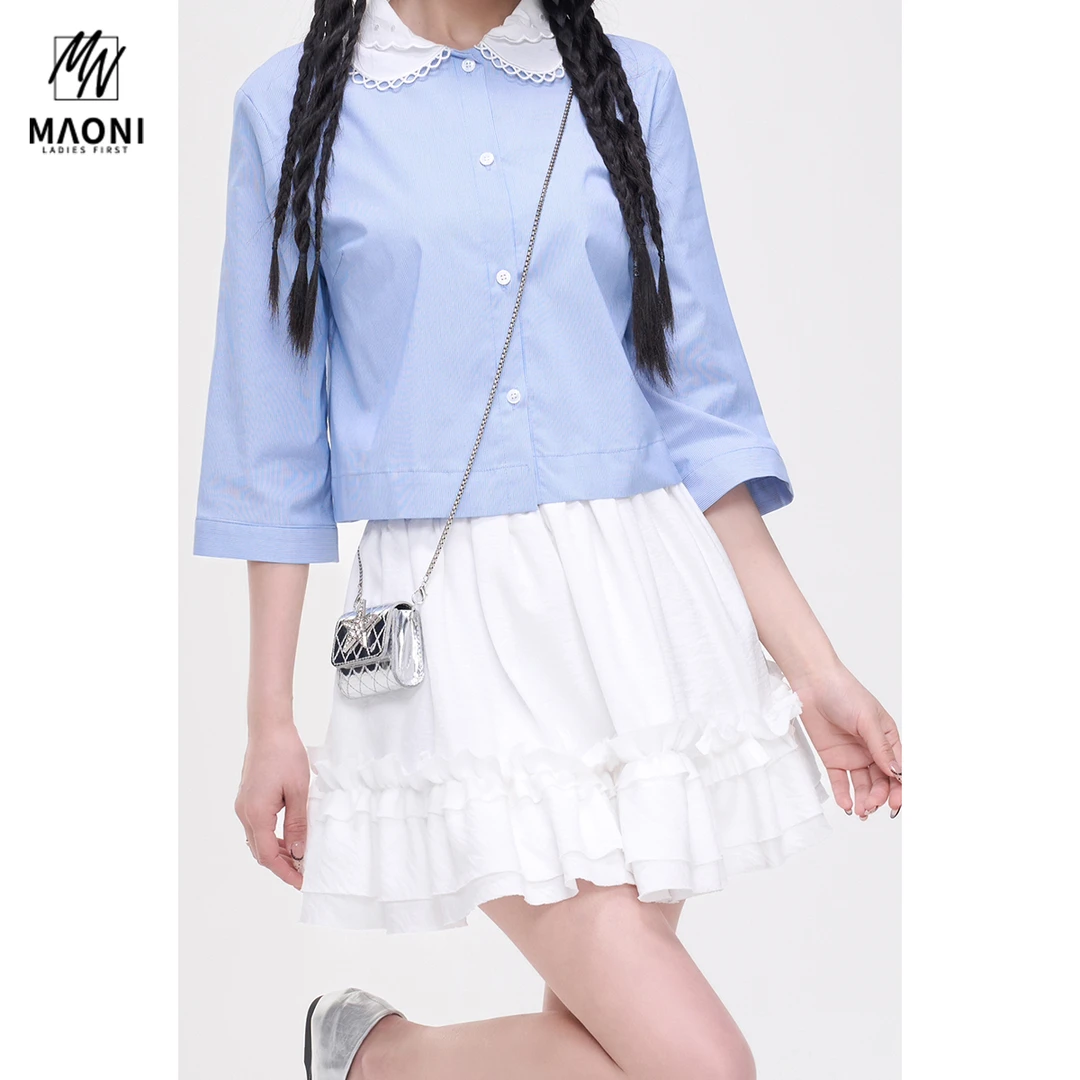 毛妮Peshe【日系甜美】早春蓬蓬蛋糕纯欲辣妹显瘦半身短裤裙L1449