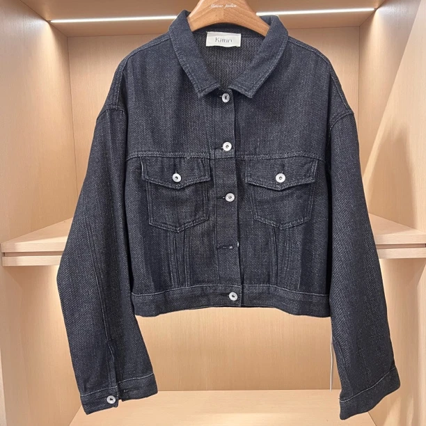 春季新款宽松牛仔外套百搭气质