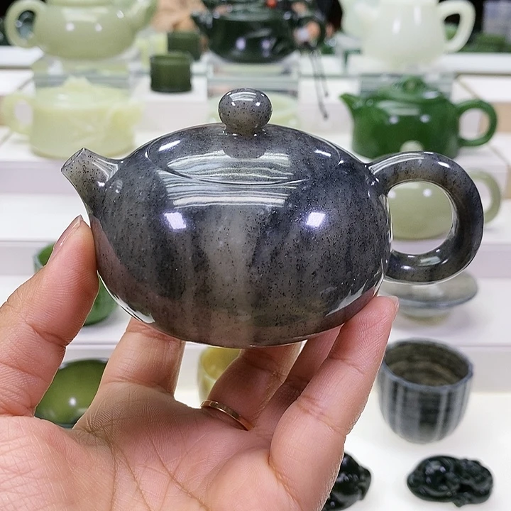 未镶嵌和田玉挂件N**A茶壶