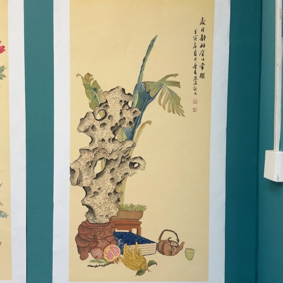 国画李庆友花鸟作品