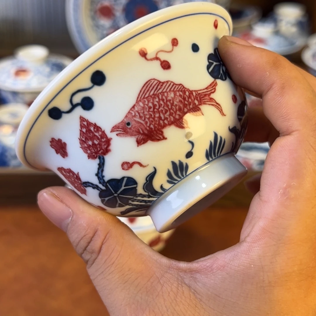 盖碗景德镇茶器百宝箱