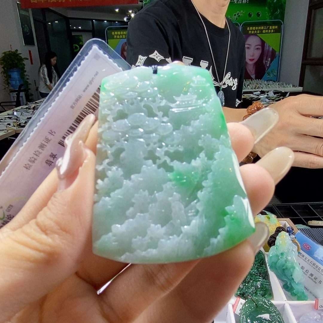 颈饰未镶嵌翡翠翡翠