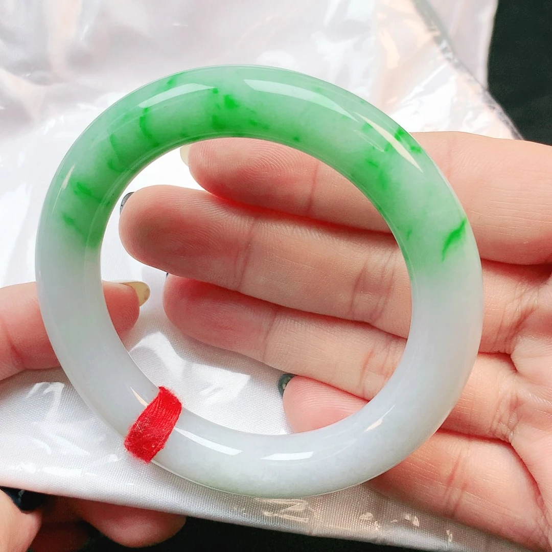 未镶嵌手镯翡翠圆条2678