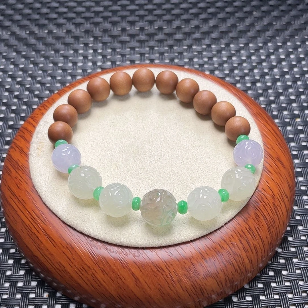 翡翠手链未镶嵌卡10