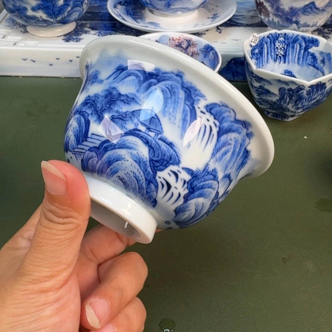 景德镇纯手绘茶具圆圆231